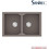 Sanitec Ultra Granite 806 Υποκαθήμενος Νεροχύτης Γρανίτη Αντιστρεφόμενος Ματ Sienna 79x50cm