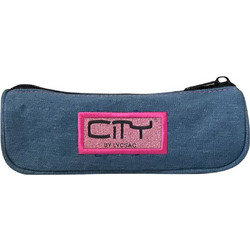 City Eclair Flashy Pink Κασετίνα Μπλε 42199