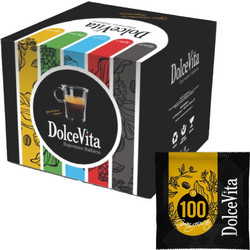 Dolce Vita Κάψουλες Espresso Gran Crema Συμβατές με Μηχανή Nespresso 100τμχ