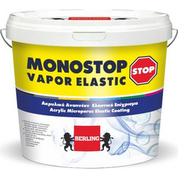 Berling MonoStop Vapor Elastic Ελαστομερές Ακρυλικό Μονωτικό Ταράτσας 10lt