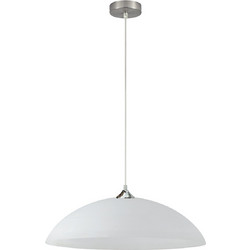 Home Lighting Emulse Κρεμαστό Φωτιστικό Οροφής Μονόφωτο E27 Λευκό SE21-WH-40 77-8221