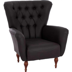 HomeMarkt Μπερζέρα Καφέ HM9217.03