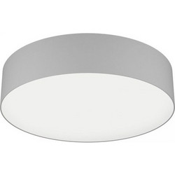 Πλαφονιέρα Οροφής Γκρι Λινό 57xH15cm LED 2700-6500K 3500lm Εφαρμογή-Τηλεχειριστήριο Eglo Romao-Z 900442