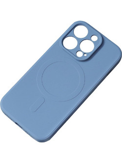 MagSafe compatible silicone case for iPhone 15 Plus Silicone Case - navy blue