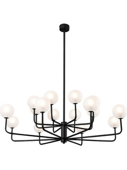 Φωτιστικό Οροφής Κρεμαστό 01366 16xG9 90x80cm Black Luma