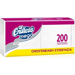 ENDLESS ΧΑΡΤΟΠΕΤΣΕΤΑ MEGA 2 PACK ΛΕΥΚΗ 160τεμ. 33x33cm
