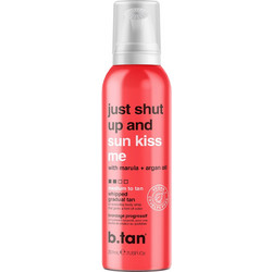 B. Tan Just Shut Up & Sun Kiss Me Self Tan Mousse Medium Σώματος 207ml