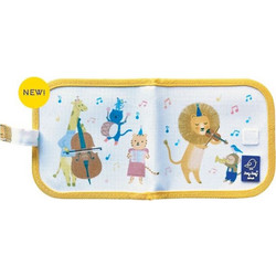 Jaq Jaq Bird Mini Βιβλίο ζωγραφικής μαυροπίνακας με 4 Butterstix κιμωλίες Lion