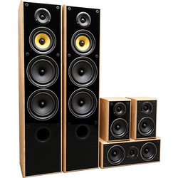 Taga Harmony TAV-606 V.3 Πλήρες Set Home Cinema 5.0 120W Oak