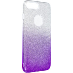 Θήκη Κινητού Forcell Shinning for Apple iPhone 7/8 Plus TPU Silver-Violet