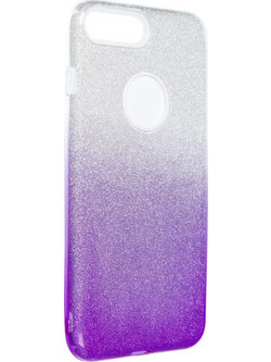 Θήκη Κινητού Forcell Shinning for Apple iPhone 7/8 Plus TPU Silver-Violet