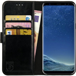 Rosso Element PU Θήκη Πορτοφόλι Samsung Galaxy S8 - Black (8719246116162) - 8719246116162