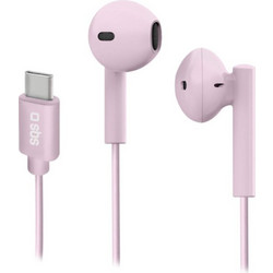 SBS Studio Mix 65C Handsfree Earbud USB-C Pink