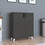 Megapap Lilly Παπουτσοθήκη Ξύλινη Σταχτί Μ72xΠ32.5xΥ88cm GP041-0017,3