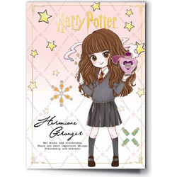 HARRY POTTER - Hermione - Greeting card with Pin