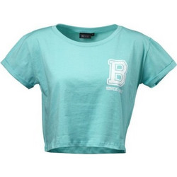 Better Bodies Cropped tee - Light Aqua M