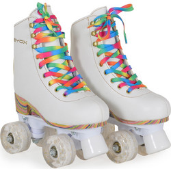 Byox Donna Quad Αυξομειούμενα Rollers Λευκά