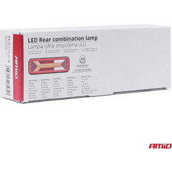 Amio - ΦΑΝΑΡΙ ΤΡΕΙΛΕΡ ΦΟΡΤΗΓΟΥ ΠΙΣΩ 10-30V DYNAMIC LED 5 ΧΡΗΣΕΩΝ ΑΡΙΣΤΕΡΟ 305x140x35 mm RCL-09-L - 1 ΤΕΜ. (03575 AM)