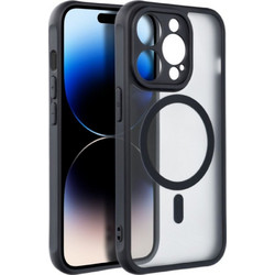 Is Tpu Full Matte Mag Iphone 15 Pro Black Backcover - (MAGFMIP15P)
