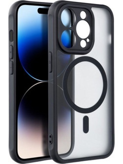Is Tpu Full Matte Mag Iphone 15 Pro Black Backcover - (MAGFMIP15P)