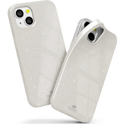 Mercury Goospery Pearl Jelly Back Cover White (iPhone 13 mini)