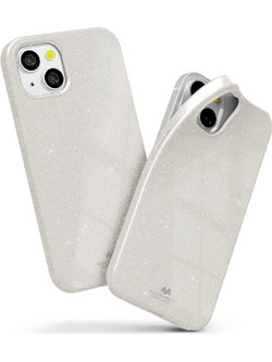Mercury Goospery Pearl Jelly Back Cover White (iPhone 13 mini)