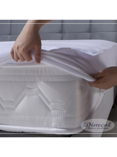 Επίστρωμα King Size Αδιάβροχο Με Φούστα 180x200+30 Dimcol - Dimcol