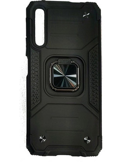 Θήκη Κινητού BBR Platinum Αντικραδασμική (Armor - Shockproof ) με ενσωματωμένη βάση-δαχτυλίδι για HONOR 9X PRO BLACK