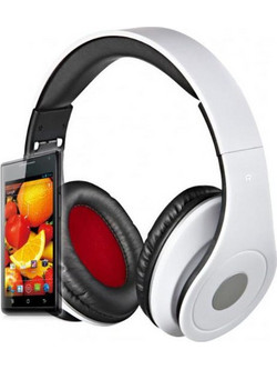 Rebeltec Audiofeel 2 Ενσύρματα Ακουστικά Over Ear Άσπρο
