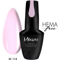 Mixcoco SC-114 Ημιμόνιμο Βερνίκι Νυχιών 15ml