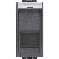 Πρίζα 1 Στοιχείου RJ45 CAT6 UTP Γραφίτης Bticino L4279C6 Legrand-L4279C6-Ανθρακί L4279C6