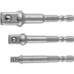 TOPEX 38D151 - Αντάπτορες για καρυδάκια 1/4, 3/8, 1/2" σετ 3Τ