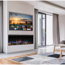 Richen 3D Insert 153 Ηλεκτρικό Τζάκι Τοίχου 2000W Μ152.8xΥ49.5xΒ21cm