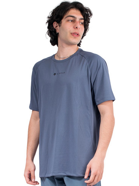 Virtus T-shirt Keith M Technical S/S Tee (EV241828 2105) Μπλε Ανδρικά Collection SU24