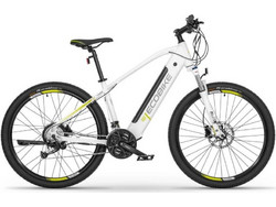 Ecobike SX3 2022 Ηλεκτρικό Ποδήλατο Trekking 27.5" 250W με 27 Ταχύτητες και Δισκόφρενα Λευκό