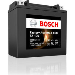 Bosch Μπαταρία Μοτοσυκλέτας FA106 200A 12Ah