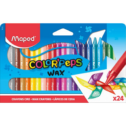 Maped Color'Peps Κηρομπογιές Σετ 24τμχ