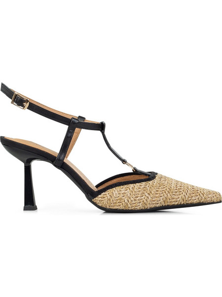 Γόβες Γυναίκα Classico Donna Μπεζ-Μαύρο 241-7501 CLD.00333 242