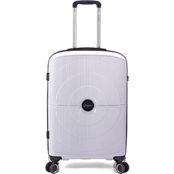 Benzi BZ5711 Βαλίτσα Καμπίνας 55x38x20cm με 4 Ρόδες Λευκή