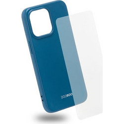 EGOBOO Natural Collection backcover for iPhone 13 Pro, Sky Blue +Tempered Glass