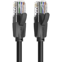 Vention U/UTP Cat.6 Καλώδιο Δικτύου Ethernet 0.5m Black