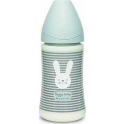 Suavinex Hygge Baby Πλαστικό Μπιμπερό με Θηλή Σιλικόνης 0-6m Mint Whiskers 270ml
