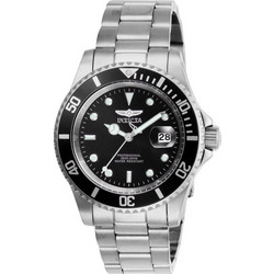Invicta Pro Diver Ανδρικό Ρολόι με Ασημί Μεταλλικό Μπρασελέ 26970