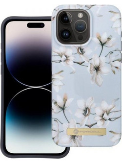 Θήκη κινητού Forcell F-Protect Mirage Compatible with MagSafe for iPhone 15 Pro Max Spring Flowers Blue