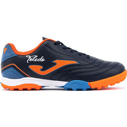 Joma] Toledo JR 2303 TF TOJW2303TF Παιδικά Ποδοσφαιρικά Παπούτσια με Σχάρα Μαύρα Πορτοκαλί