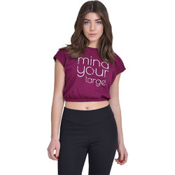 Target Γυναικείο Αθλητικό Crop Top Μωβ S23/65020-03