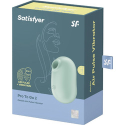 Satisfyer Pro To Go 2 Double Κλειτοριδικός Δονητής Πράσινος