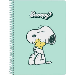 Σημειωματάριο Snoopy Groovy Πράσινο A5 80 Φύλλα