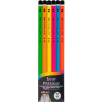 Μολύβια Serve premium neon 6τεμ. SV-KKB6FSKRP
