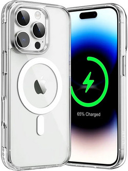 Θήκη Προστασίας Σιλικόνης Clear Case Με MagSafe iPhone 16 Pro Max